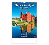 Nástěnný kalendář 2025 Kalendář Nejkrásnější místa ČR